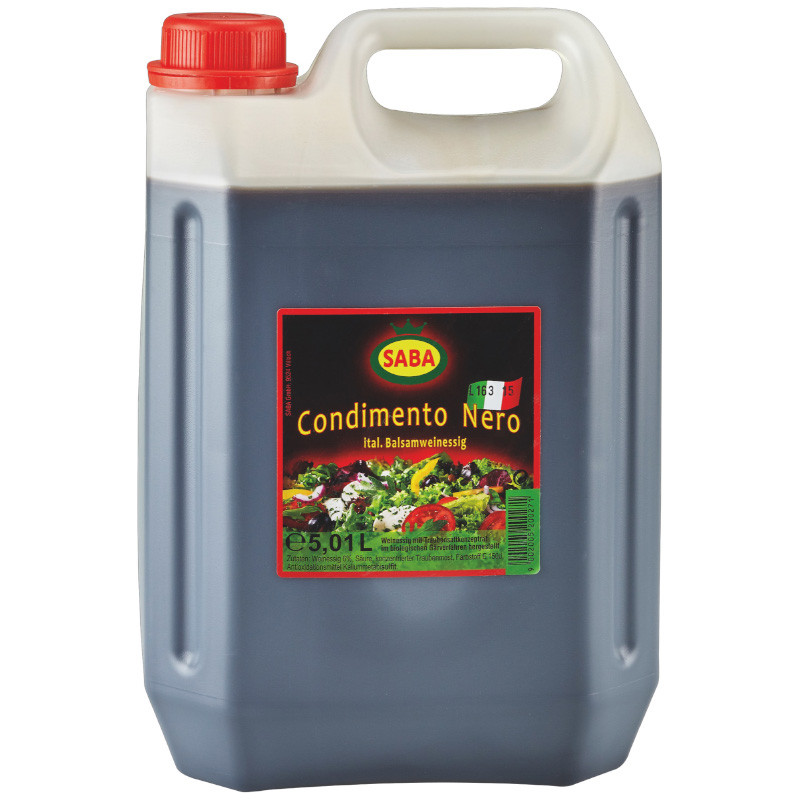 Saba Condimento Nero italienischer Balsamicoessig 5,01 Liter